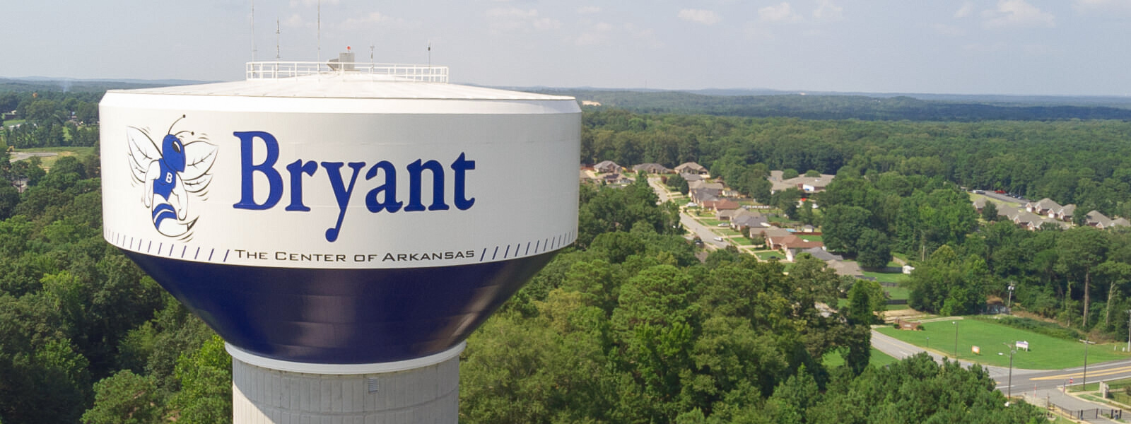 Water tower in Bryant, Arkansas