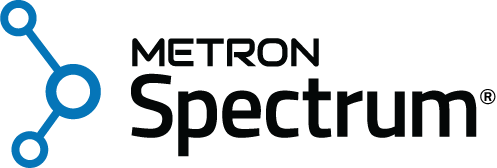 Metron Spectrum logo with R mark